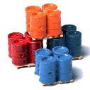 Pallets of 55 Gallon Drums-Assorted Colors 4ヶ入