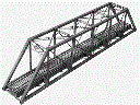 150' Pratt Truss Bridge Kit
