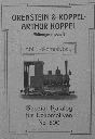 Orenstein & Koppel-Arthur Koppel katalog No.800